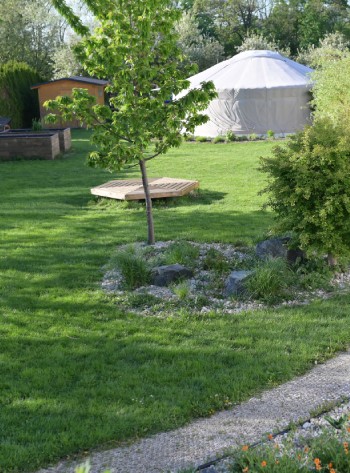 Zahrada školy ŽS Žerotínova