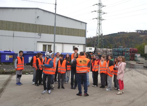 Exkurze ve sběrném dvoře