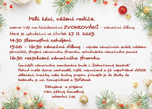 Vánoční zvonkování