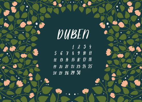 Plán na měsíc duben